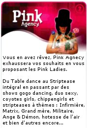 Pinkagency - Chippendgirls, Coyotte girl, ...